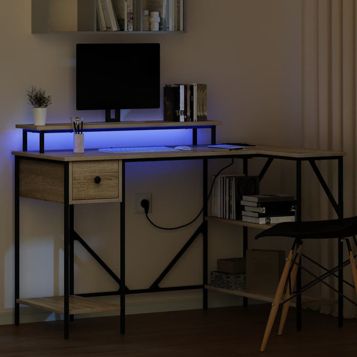 Birou cu sertar Stejar sonoma 120 x 79 x 86.5 cm Lemn compozit - WALTI WALTI