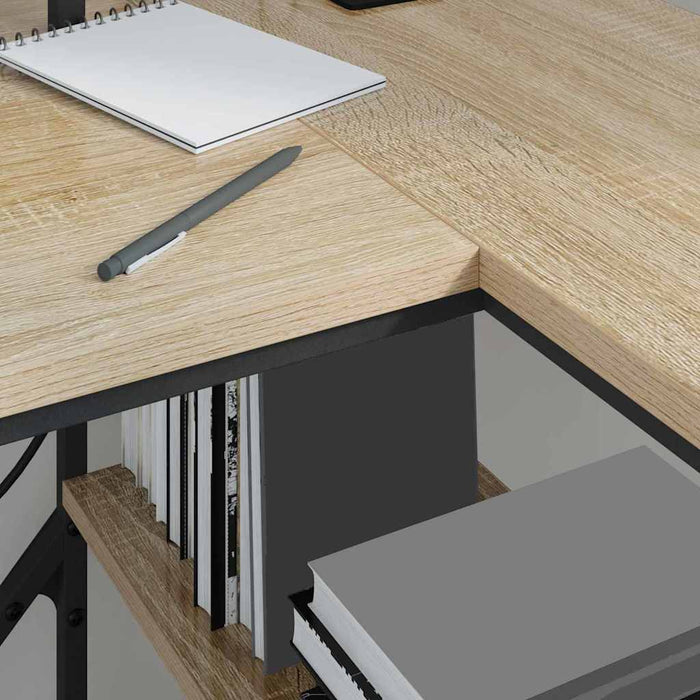Birou cu sertar Stejar sonoma 120 x 79 x 86.5 cm Lemn compozit - WALTI WALTI