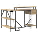 Birou cu sertar Stejar sonoma 120 x 79 x 86.5 cm Lemn compozit - WALTI WALTI