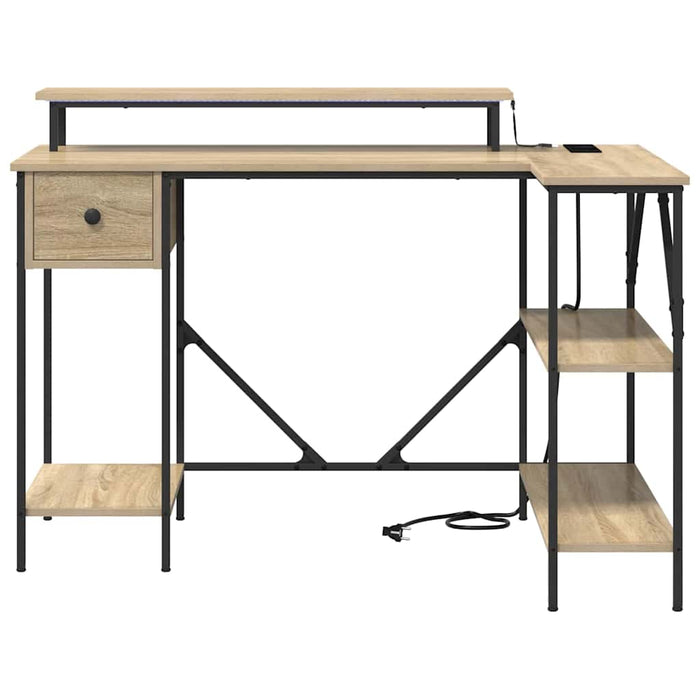 Birou cu sertar Stejar sonoma 120 x 79 x 86.5 cm Lemn compozit - WALTI WALTI