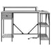 Birou cu sertar sonoma gri 120 x 79 x 86.5 cm Lemn compozit - WALTI WALTI