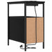 Dulap de noapte Stejar Negru 30 x 48 x 61 cm Lemn compozit - WALTI WALTI