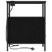 Dulap de noapte cu sertar 2 pcs Stejar Negru 30 x 48 x 61 cm - WALTI WALTI