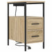 Dulap de noapte Stejar Sonoma 30 x 48 x 61 cm Lemn compozit - WALTI WALTI