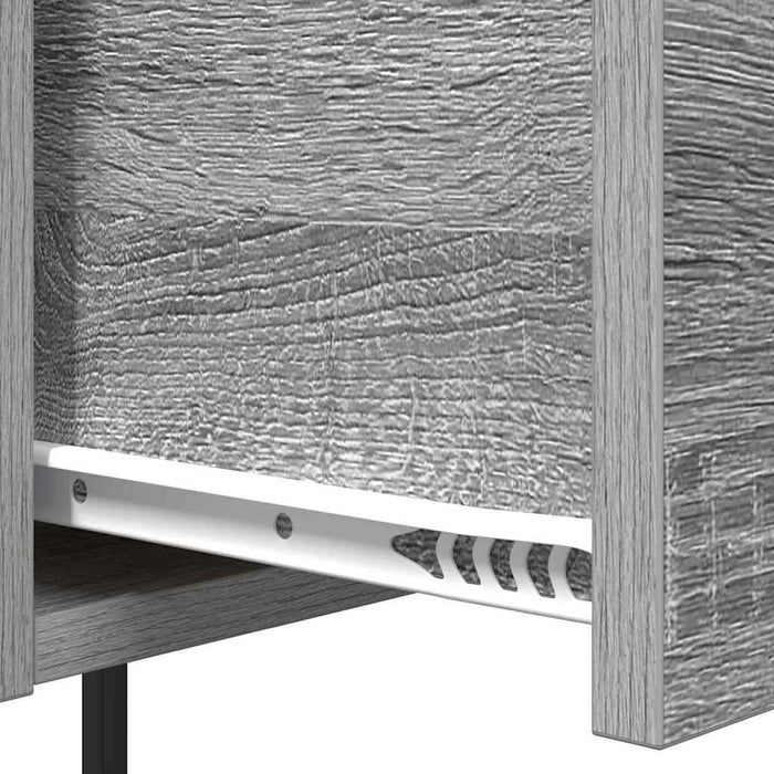 Dulap de noapte Gri Sonoma 42 x 41 x 56 cm Lemn compozit - WALTI WALTI