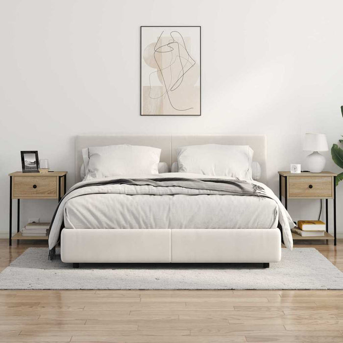 Dulap de noapte Stejar Sonoma 42 x 41 x 56 cm Lemn compozit WALTI