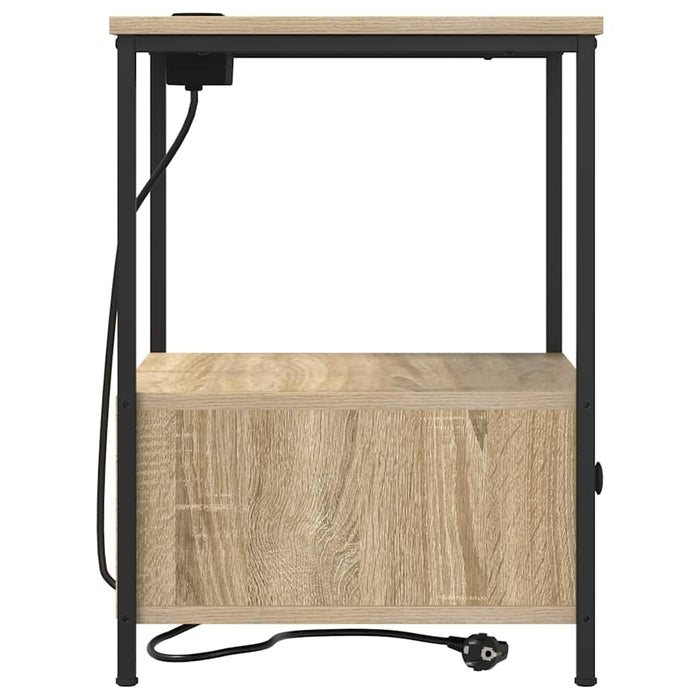 Dulap de noapte Stejar Sonoma 42 x 41 x 56 cm Lemn compozit WALTI