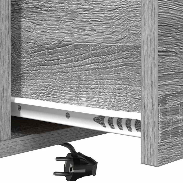 Dulap de noapte Gri Sonoma 42 x 41 x 56 cm Lemn compozit WALTI