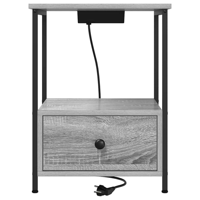 Dulap de noapte Gri Sonoma 42 x 41 x 56 cm Lemn compozit WALTI