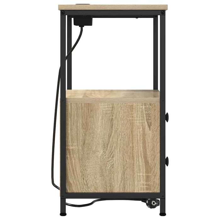 Dulap de noapte Stejar Sonoma 40 x 31 x 60 cm Lemn compozit - WALTI WALTI