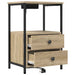 Dulap de noapte cu sertar 2 pcs Stejar Sonoma 40 x 31 x 60 cm - WALTI WALTI