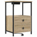 Dulap de noapte cu sertar 2 pcs Stejar Sonoma 40 x 31 x 60 cm - WALTI WALTI