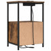 Dulap de noapte Stejar fumuriu 40 x 31 x 60 cm Lemn compozit - WALTI WALTI