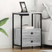 Dulap de noapte Gri Sonoma 40 x 31 x 60 cm Lemn compozit - WALTI WALTI