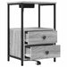 Dulap de noapte Gri Sonoma 40 x 31 x 60 cm Lemn compozit - WALTI WALTI