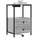 Dulap de noapte Gri Sonoma 40 x 31 x 60 cm Lemn compozit - WALTI WALTI
