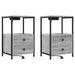 Dulap de noapte 2 pcs Gri Sonoma 40 x 31 x 60 cm Lemn compozit - WALTI WALTI