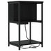 Dulap de noapte 2 pcs Stejar Negru 38 x 31 x 61 cm - WALTI WALTI