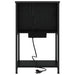 Dulap de noapte 2 pcs Stejar Negru 38 x 31 x 61 cm - WALTI WALTI