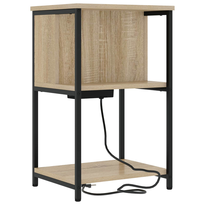 Dulap de noapte 2 pcs Stejar Sonoma 38 x 31 x 61 cm - WALTI WALTI