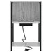 Dulap de noapte Gri Sonoma 38 x 31 x 61 cm Lemn compozit - WALTI WALTI