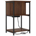 Dulap de noapte 2 pcs Stejar închis 38 x 31 x 61 cm - WALTI WALTI