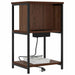 Dulap de noapte 2 pcs Stejar închis 38 x 31 x 61 cm - WALTI WALTI