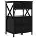 Dulap de noapte cu sertar 2 pcs Stejar Negru 40 x 31 x 60 cm - WALTI WALTI