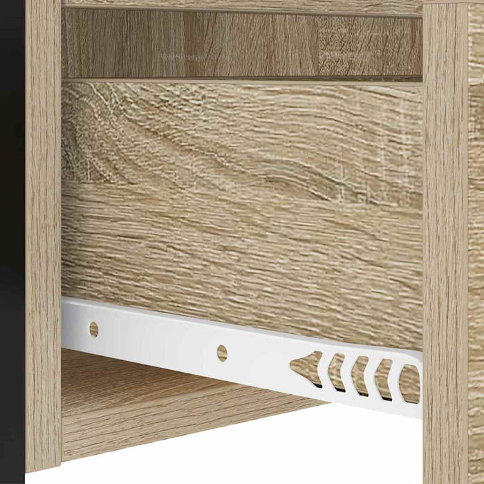 Dulap de noapte Stejar Sonoma 40 x 31 x 60 cm Lemn compozit - WALTI WALTI