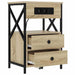 Dulap de noapte Stejar Sonoma 40 x 31 x 60 cm Lemn compozit - WALTI WALTI