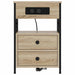 Dulap de noapte Stejar Sonoma 40 x 31 x 60 cm Lemn compozit - WALTI WALTI