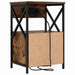 Dulap de noapte Stejar fumuriu 40 x 31 x 60 cm Lemn compozit - WALTI WALTI