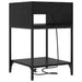 Dulap de noapte Stejar Negru 40 x 40 x 61 cm Lemn compozit - WALTI WALTI