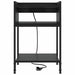 Dulap de noapte Stejar Negru 40 x 40 x 61 cm Lemn compozit - WALTI WALTI
