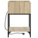 Dulap de noapte cu raft 2 pcs Stejar Sonoma 40 x 40 x 61 cm - WALTI WALTI