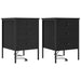 Dulap de noapte cu sertar 2 pcs Stejar Negru 42 x 41 x 61 cm - WALTI WALTI