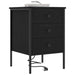 Dulap de noapte cu sertar 2 pcs Stejar Negru 42 x 41 x 61 cm - WALTI WALTI