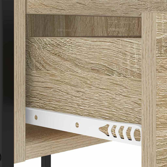Dulap de noapte cu sertar 2 pcs Stejar Sonoma 42 x 41 x 61 cm - WALTI WALTI