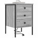 Dulap de noapte Gri Sonoma 42 x 41 x 61 cm Lemn compozit - WALTI WALTI
