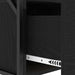 Dulap de noapte Stejar Negru 40 x 31 x 60 cm Lemn compozit - WALTI WALTI