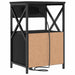 Dulap de noapte Stejar Negru 40 x 31 x 60 cm Lemn compozit - WALTI WALTI