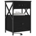 Dulap de noapte cu sertar 2 pcs Stejar Negru 40 x 31 x 60 cm - WALTI WALTI