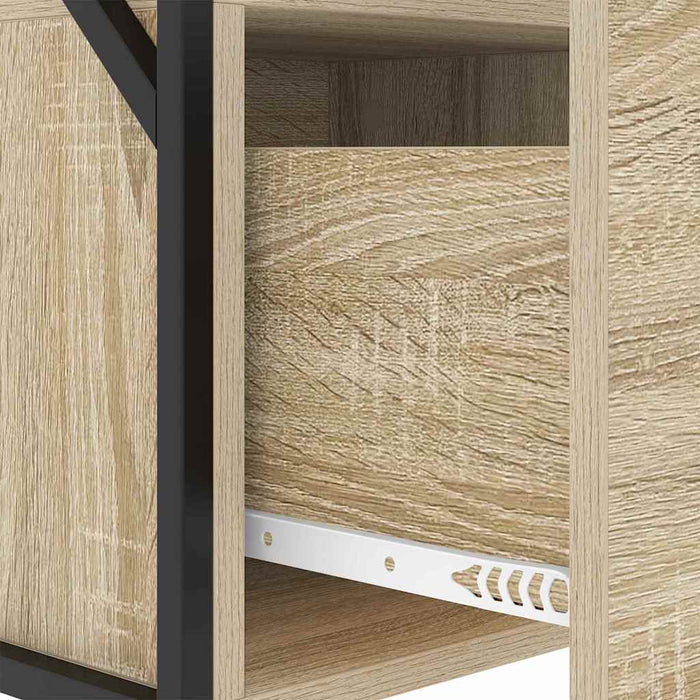 Dulap de noapte Stejar Sonoma 40 x 31 x 60 cm Lemn compozit - WALTI WALTI