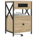 Dulap de noapte Stejar Sonoma 40 x 31 x 60 cm Lemn compozit - WALTI WALTI
