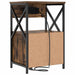 Dulap de noapte Stejar fumuriu 40 x 31 x 60 cm Lemn compozit - WALTI WALTI