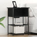 Dulap de noapte Stejar Negru 55 x 31 x 76 cm Lemn compozit - WALTI WALTI