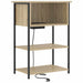 Dulap de noapte Stejar Sonoma 55 x 31 x 76 cm Lemn compozit - WALTI WALTI
