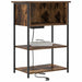 Dulap de noapte Stejar fumuriu 55 x 31 x 76 cm Lemn compozit - WALTI WALTI
