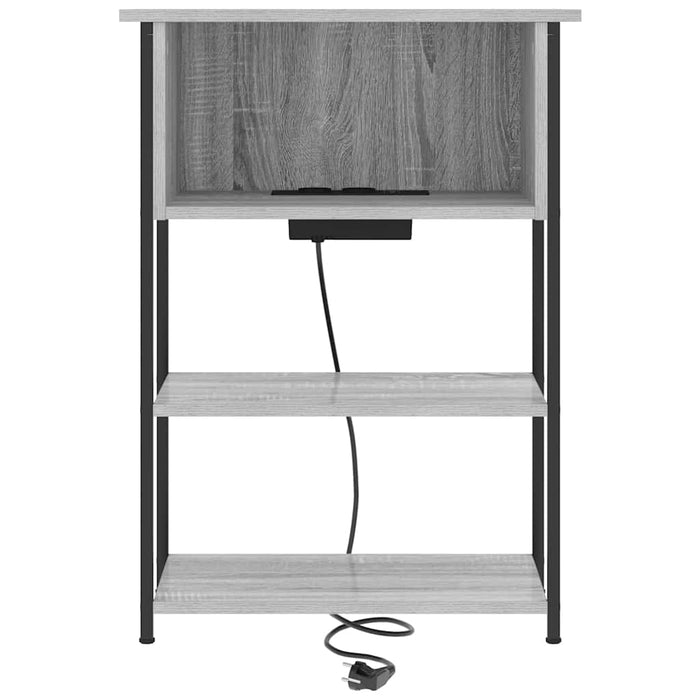 Dulap de noapte Gri Sonoma 55 x 31 x 76 cm Lemn compozit - WALTI WALTI