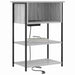 Dulap de noapte Gri Sonoma 55 x 31 x 76 cm Lemn compozit - WALTI WALTI